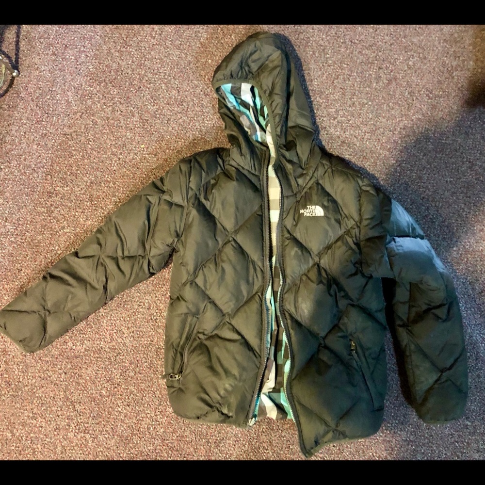 North Face Moondoggy Down Jacket LARGE 14/16 or XS